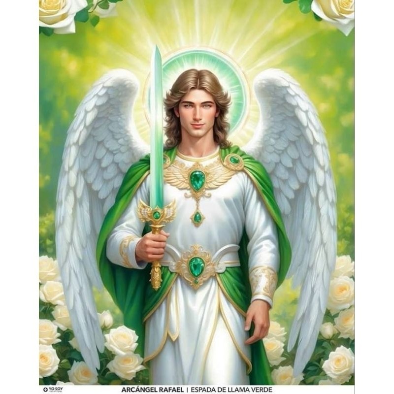 Arcanjo São Rafael, Anjo da Cura. Quadro Decorativo. | Shopee Brasil