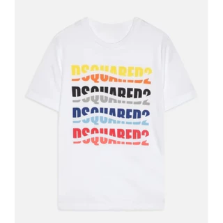 Camisetas Casuais Dsq2 Verão 2025 Gola Redonda Algodão