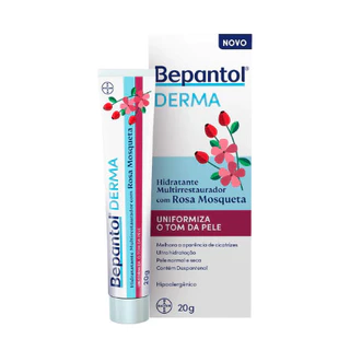 Bepantol Derma com Rosa Mosqueta Hidratante Multirrestaurador 20g em Oferta na Shopee