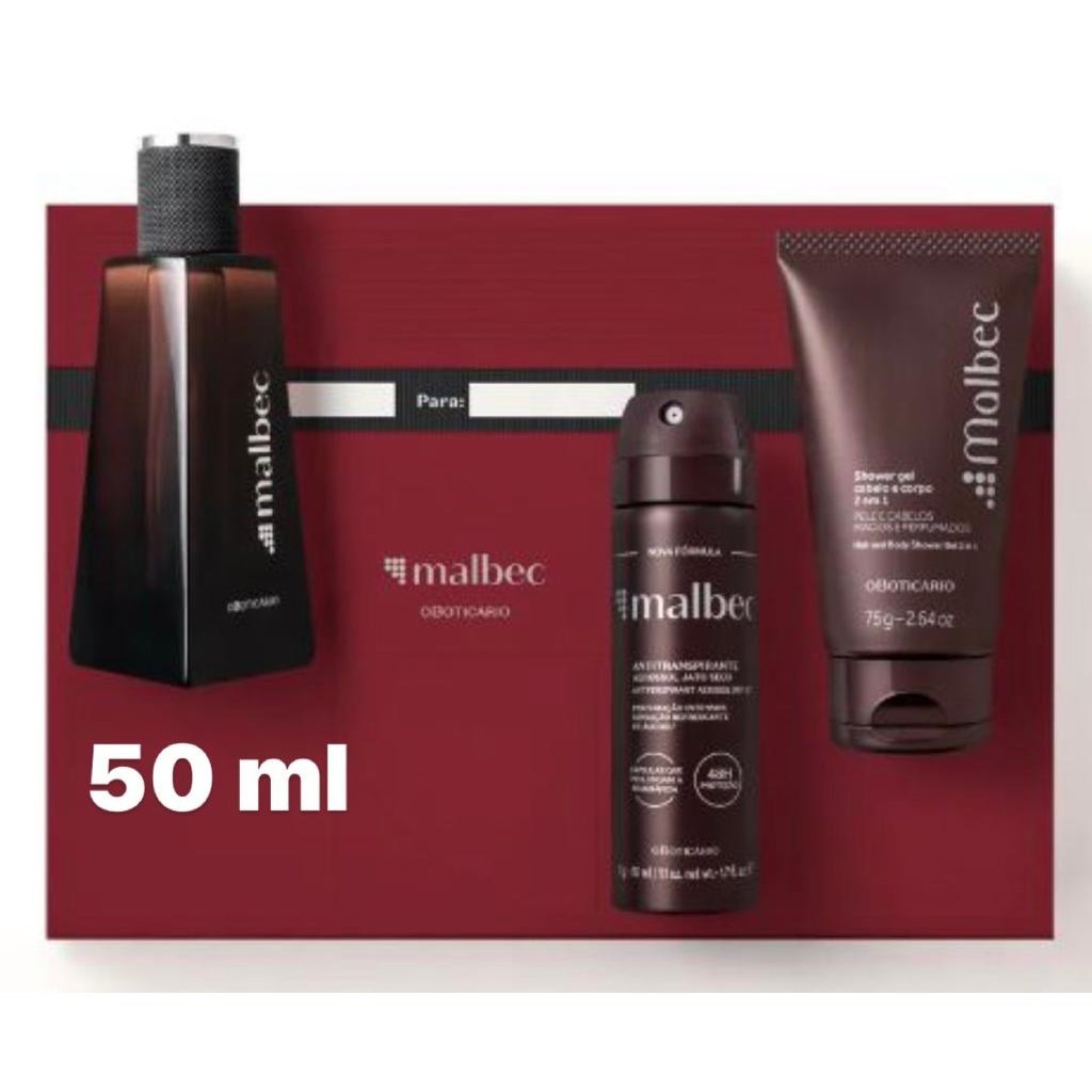 Kit Malbec Tradicional - O Boticário em Oferta na Shopee