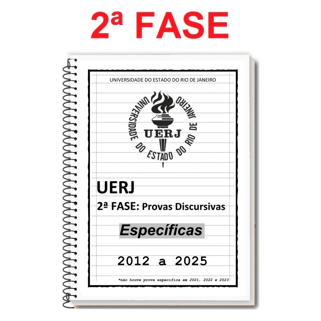 UERJ - 2ª FASE (DISCURSIVA) 2025/2026 - Caderno de Provas + Gabarito ...