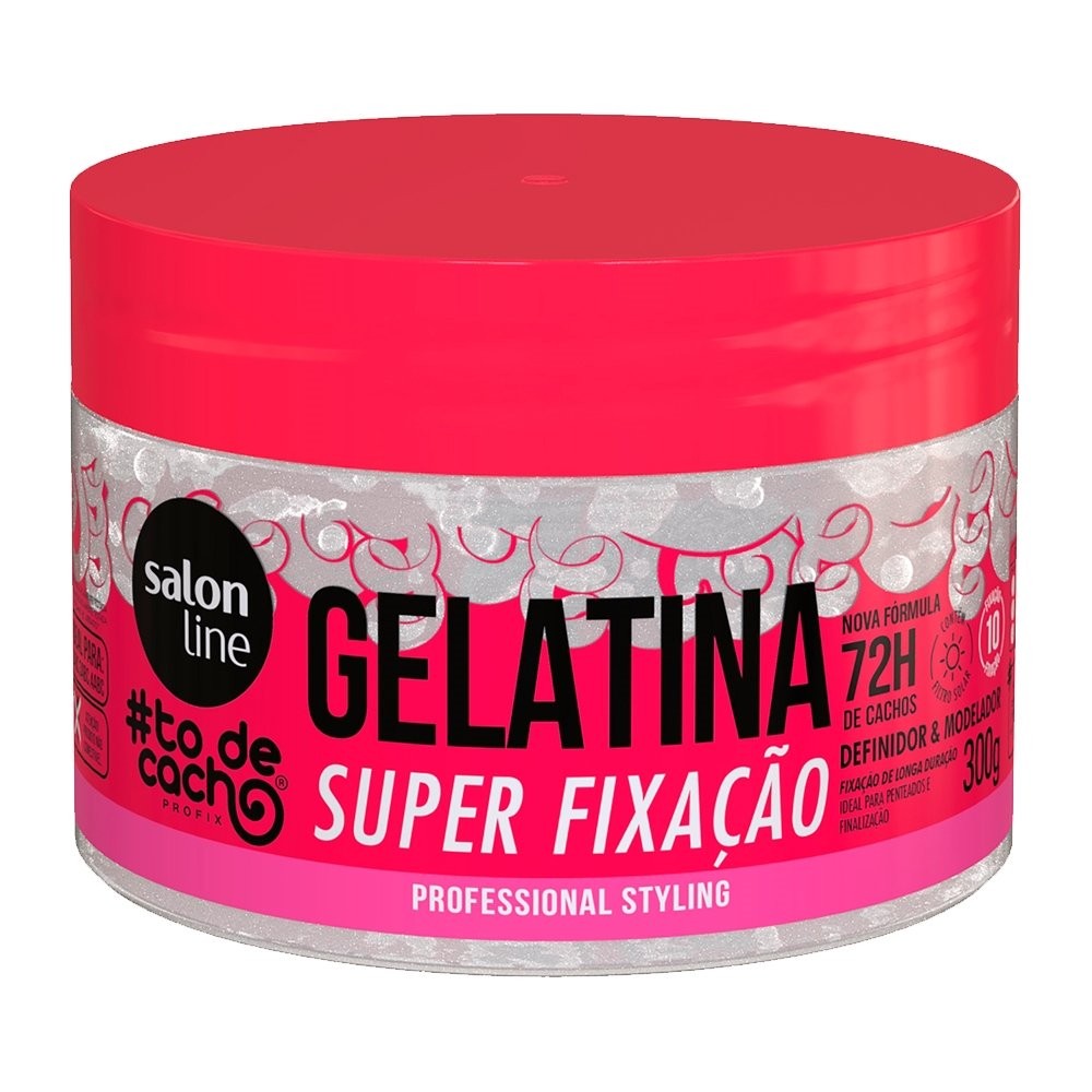 Gelatina Capilar Salon Line To de Cacho Super Fixação 300g | Shopee Brasil