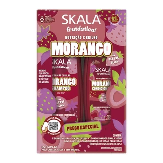Shampoo 325ml + Condicionador 200ml Skala Morango em Oferta na Shopee