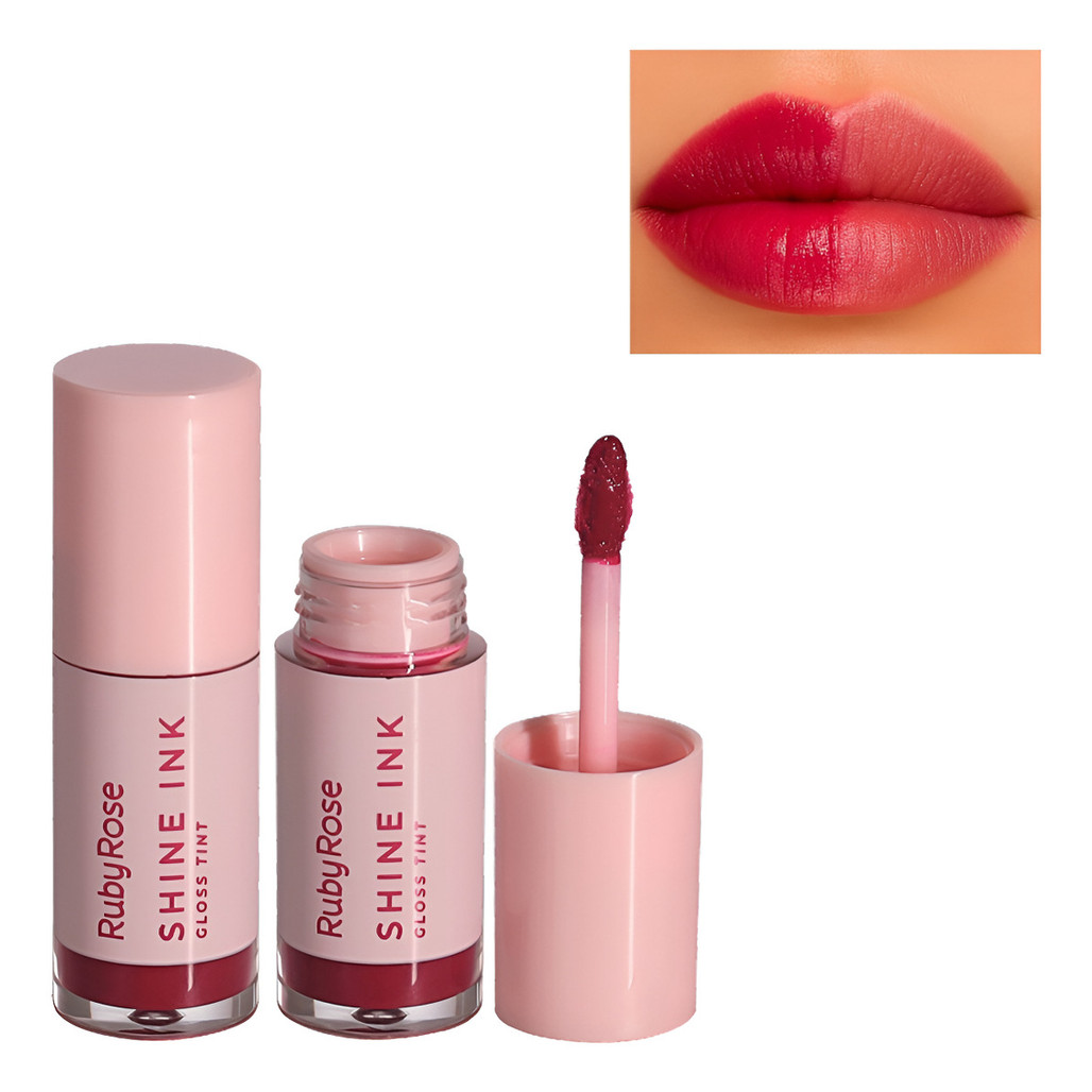 Gloss Tint Shine Ink Ruby Rose Cores Lindas Longa Duração | Shopee Brasil