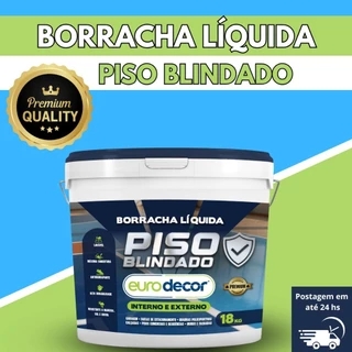 Borracha Líquida Piso 18KG Tinta Emborrachada Piso Muro Banheiro Garagem Calçada 18KG Ou 3.6KG em Oferta na Shopee