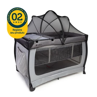 Berço Portátil Falcon Grey Night - Safety 1st em Oferta na Shopee