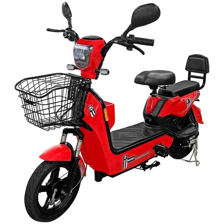 Moto Scooter Elétrica 500w 32km Sem CNH Autonomia 40Km Azul