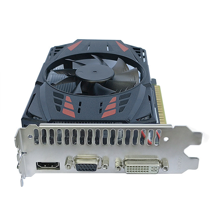 Placa Gráfica GTX750 2G DDR5 GPU para Casa e Escritório Placa Gráfica Independente Suporte de Nível de Entrada HDMI VGA 