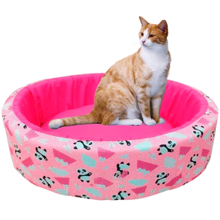 Cama Pet Redonda 50x50cm – Para Pets Médios que Amam Conforto em Oferta na Shopee