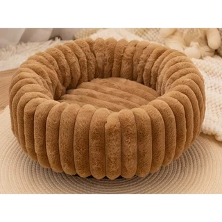 Caminha Pet Pelucia Cachorro Gato Cama Pet Redonda Donunts