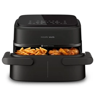 Fritadeira Airfryer Série 1000 Duplo Cesto 7,1L Philips Walita 1850W em Oferta na Shopee