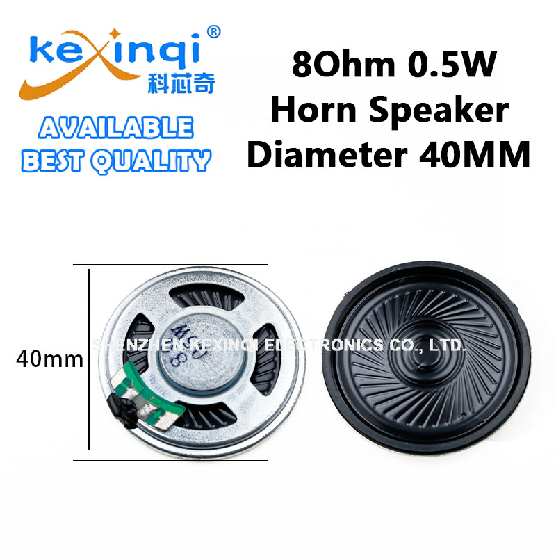 (2-6 Peças) Alto-Falante De Buzina De 8 Ohms 0.5W Com Diâmetro De 40MM ...