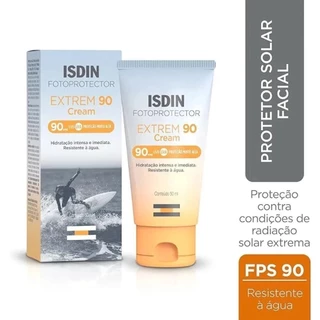 Protetor Solar Facial Isdin Fotoprotector Extrem 90 Cream Fps 90 50ml em Oferta na Shopee