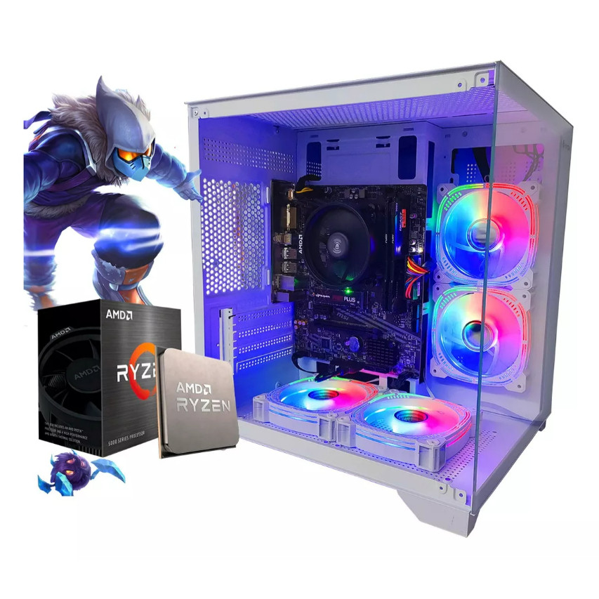 PC Gamer Ryzen 3 2200g 16GB ddr4+wifi+ SSD240gb+brinde