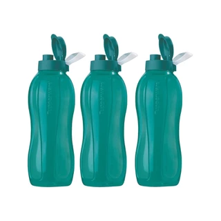 Kit com 3 Garrafas de Água Tupperware Eco Tupper Verde Água 1,5L em Oferta na Shopee