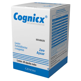 Cognicx 60 Cápsulas Moles Genom Zero Açucar em Oferta na Shopee