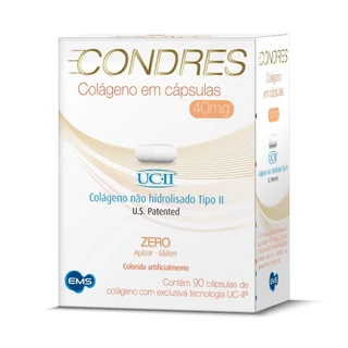 Condres Colágeno Não Hidrolisado Tipo II - 90 cápsulas Condres 90 em Oferta na Shopee