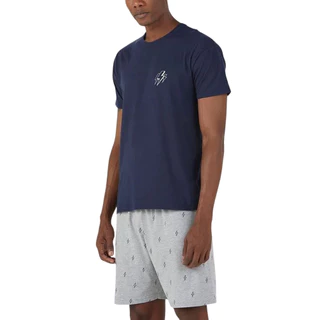 Pijama Masculino Curto Estampado Malwee 1000103950 em Oferta na Shopee