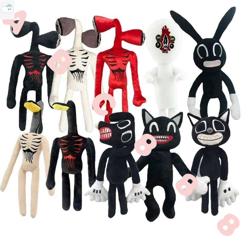 Anime Siren Head Plush Toy Macio Assustador Sirenhead Stuffed Doll