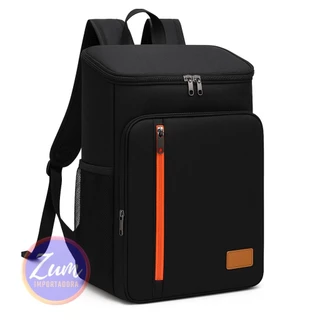 Mochila Grande Capacidade Térmica Cooler 18L Com Zíper Duplo Quente e Frio