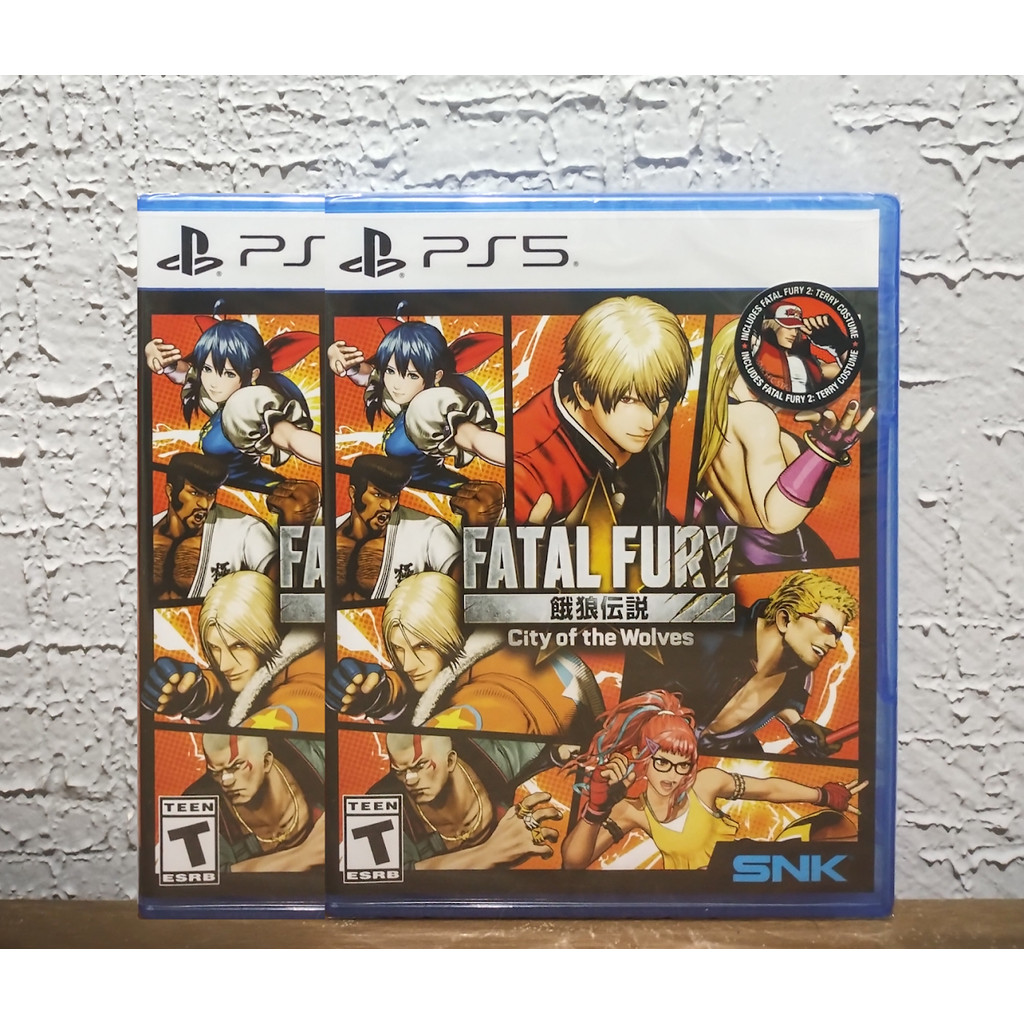 Fatal Fury City Of The Wolves Ps5 Lacrado | Shopee Brasil
