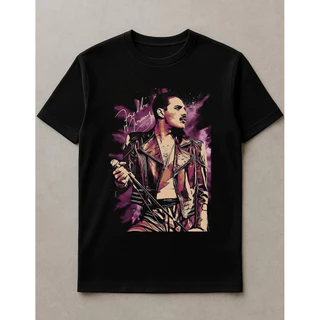 Camiseta Básica Algodão Premium Tshirt Camisa Estampada Banda Rock Queen Freddie Mercury