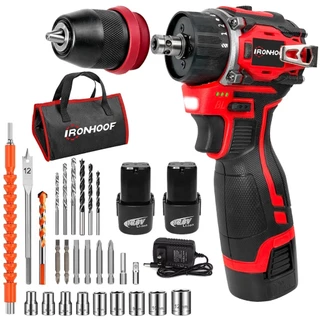 Furadeira Parafusadeira A Bateria Profissional Sem Fio Brushless 16.8V