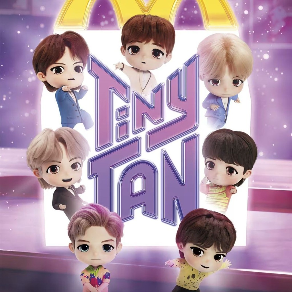 Boneco Coleção TinyTAN BTS - McDonalds | Shopee Brasil