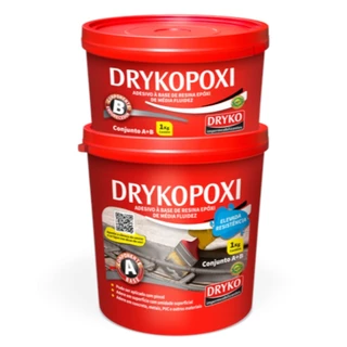 Adesivo estrutural Epóxi 1 kg - Dryko em Oferta na Shopee