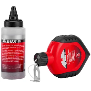 Giz de linha p/ drywall 30m c/ marcador vermelho 848559 MTX em Oferta na Shopee