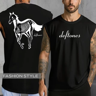 Regata Oversized Deftones Banda Rock Alternativo Estampa White Pony Estilo Anos 90 Algodão Unissex