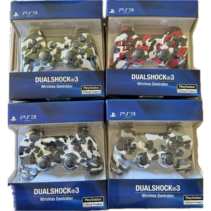 Controle Playstation Dualshock 3 camuflar Sem Fio Compativel Com Cabo Recarregavel-XLH