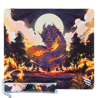 Mousepad Gamer Fallen Super Eco Skydragon Tecido Speed++ Grande 45x40cm