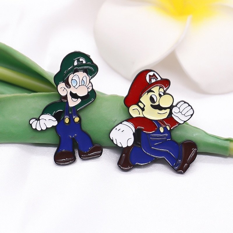 Broche de Jogo Estudantil com Distintivo da Aliança Super Mario Marie ...