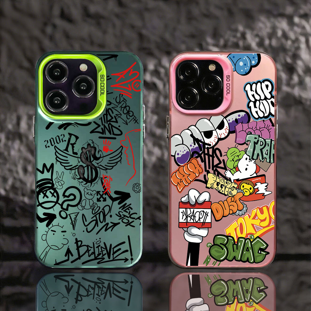 Capinha Para Redmi Note 14 Pro 14C 13C Note 13 12S 12C 10C 11 10s 9A C75 Case Fosco Premium Asas Grafite Capa De Celular