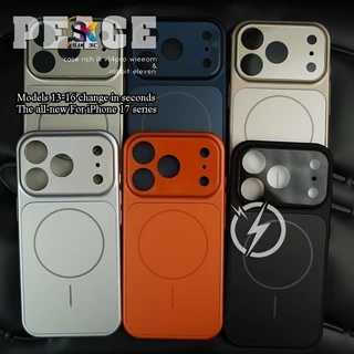 Novo Para iPhone 13 14 15 16 17 Pro Max Alterado Capa De Telefone Substitui 17 AIR Case Premium PC + Vidro Fosco Traseir