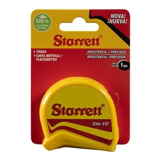 Trena Starrett 3 Metros Aço Graduação Milimetros/Polegada em Oferta na Shopee