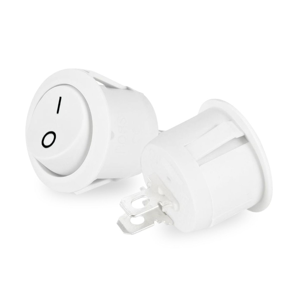 50 Botão Tic Tac Branco Gangorra Embutir On/Off KCD1-106 | Shopee