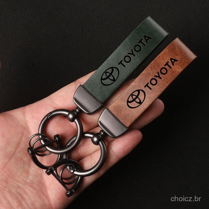 Chaveiro De Couro Genuíno De Luxo Para Carro , Presente Personalizado ...
