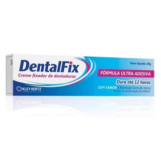 DENTALFIX CREME FIXADOR DE DENTADURAS 20G SEM SABOR em Oferta na Shopee