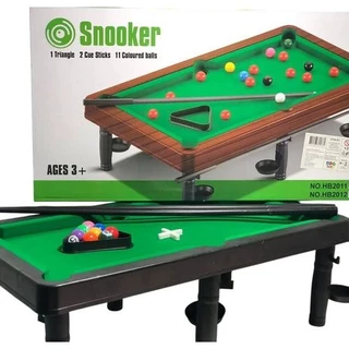 Mesa Bilhar Snooker Sinuca Compacta Profissional Tacos Bolas Jogo