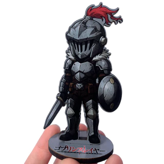Totem Goblin slayer - anime caçador de globin decoração mdf otaku cavaleiro