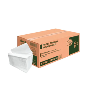 Papel Toalha Interfolha 2 Dobras Folha Simples Fit Extra Luxo 2.000 folhas Ipel em Oferta na Shopee