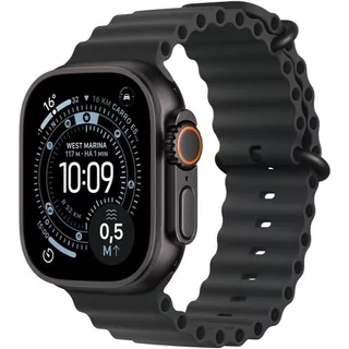 Apple Watch Ultra 3 GPS + Celular Caixa preta de titânio 49 mm Pulseira Oceano Preta Original