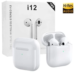 Fone de Ouvido Sem Fio i12 Tws Bluetooth Com Touch Bluetooth 5.0-Spacexx