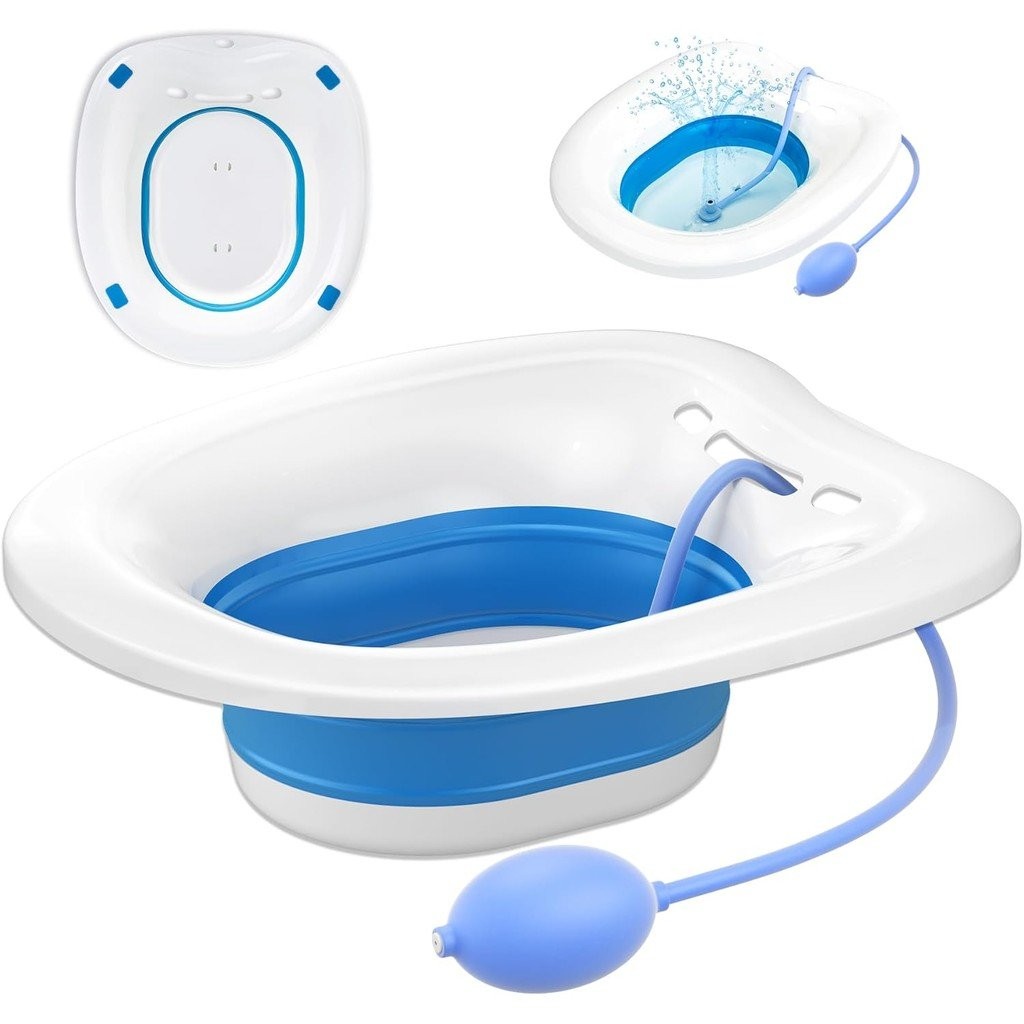 Banho de Assento, Banho de Assento para Assento de Vaso Sanitário, Kit ...