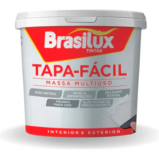 Massa Pronta Tapa Fácil 150g para Reparos em Paredes e Madeira Multiuso - BRASILUX em Oferta na Shopee