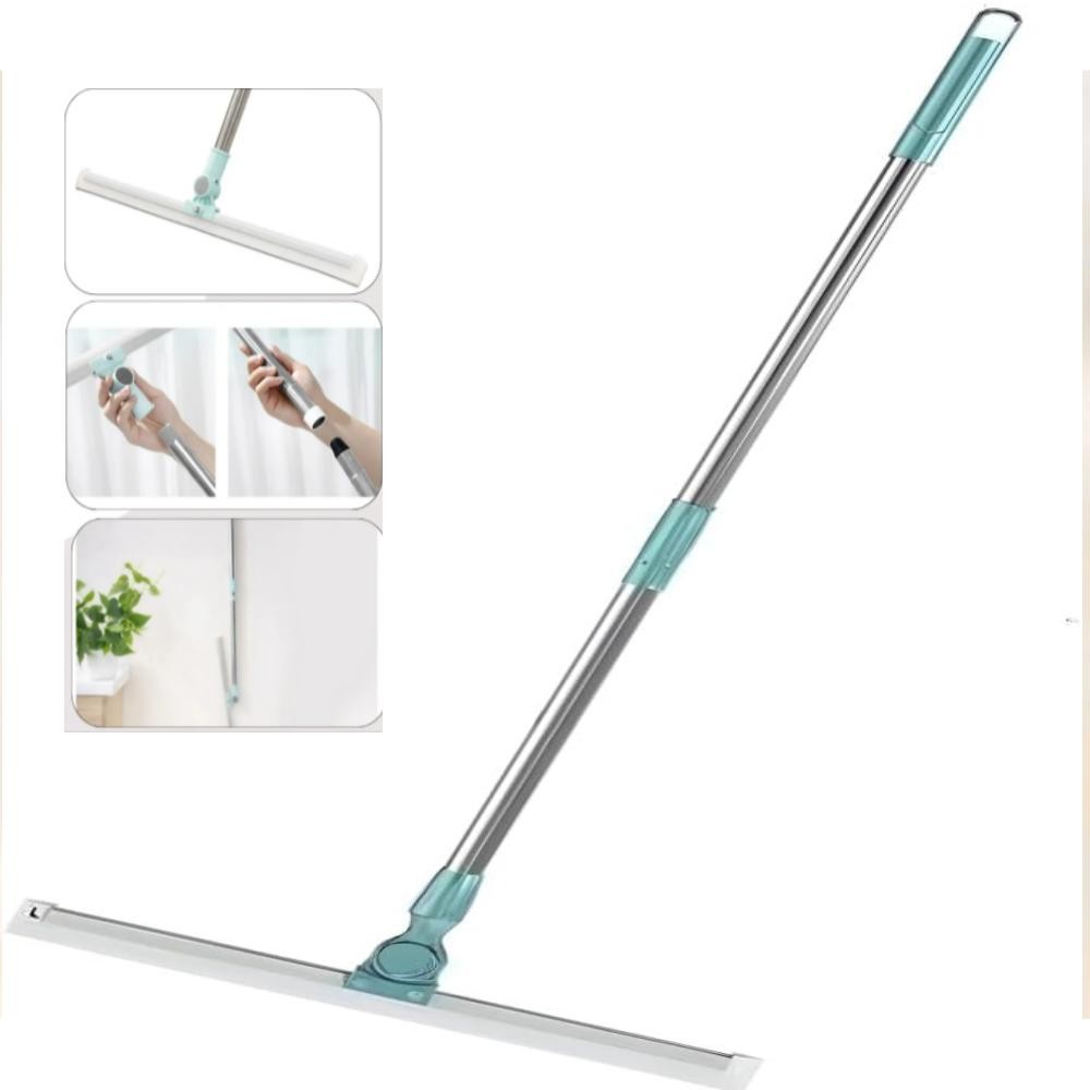 Rodo Silicone Mágico Mop Retrátil Articulado Alumínio Limpa Vidros ...
