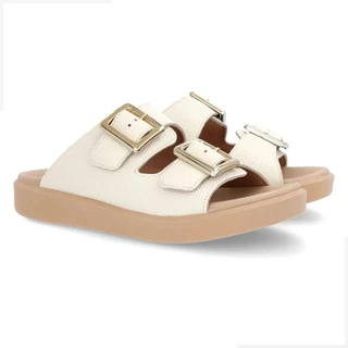 Tamanco Plataforma Couro Fivela feminino Usaflex REF.UC1402002 em Oferta na Shopee