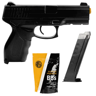 Pistola Airsoft Vigor Spring V310 24/7 + BBs Rossi Brinde